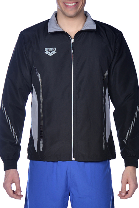 TL WARM UP JACKET BLACK GREY 6