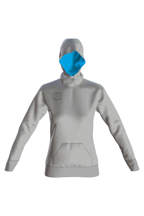 W ESSENTIAL HOODIE MEDIUM GREY MELANGE 9