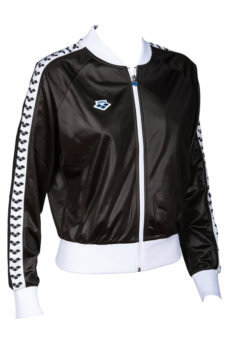 W RELAX IV TEAM JACKET SHINY BLACK WHITE BLACK 6