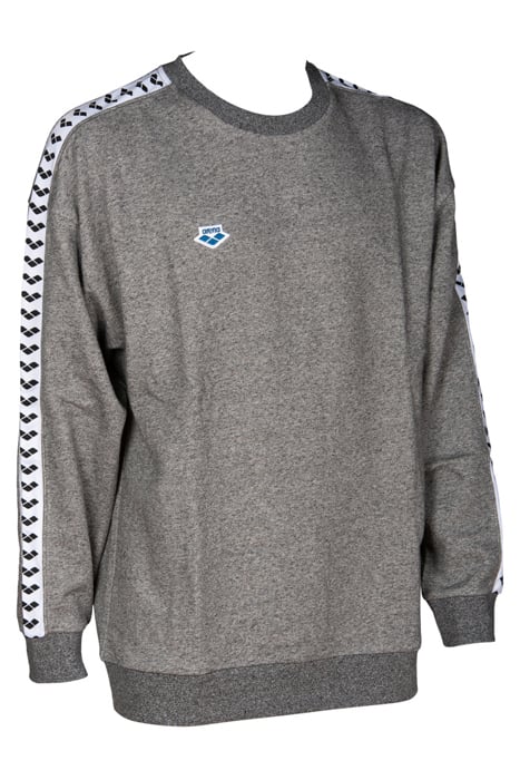 SWEAT TEAM OVERSIZE DARK GREY MELANGE WHITE BL 8