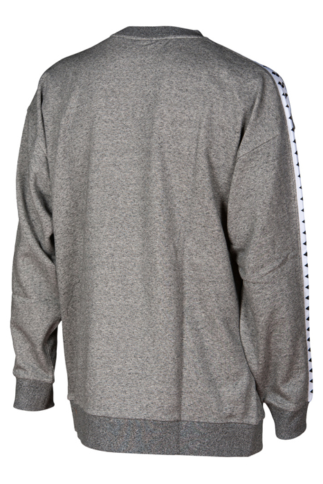 SWEAT TEAM OVERSIZE DARK GREY MELANGE WHITE BL 9