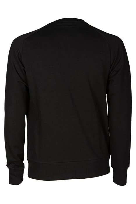 M STRETCH CREW NECK BLACK 10