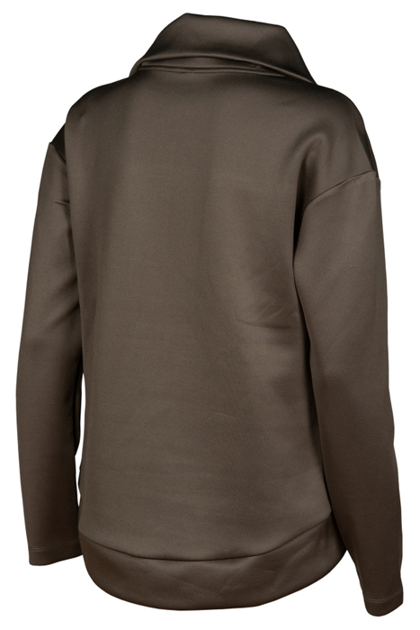 W L/S SPACER HALZ ZIP OLIVE GREEN 9