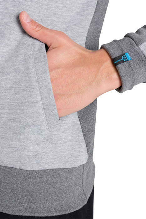 TE HOODED SWEAT MEDIUM GREY MELANGE DARK G 9