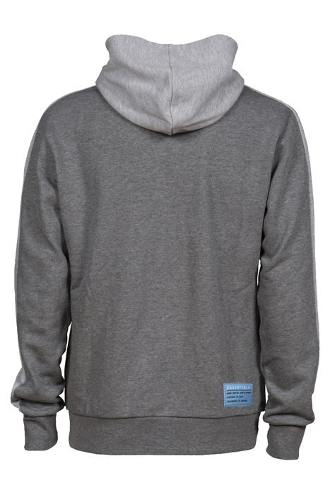 TE HOODED SWEAT MEDIUM GREY MELANGE DARK G 10