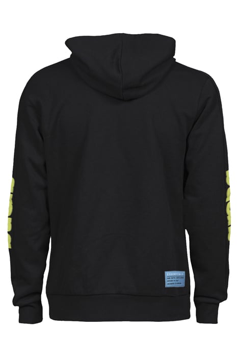 TE HOODED SWEAT BLACK 10