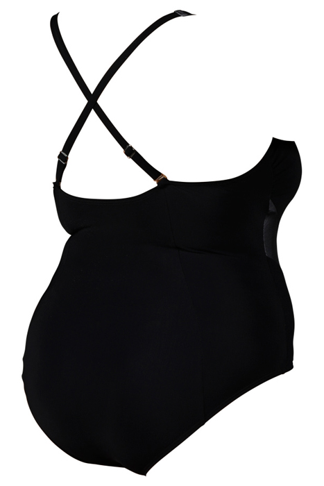 W ISABEL LIGHT CROSS BACK ONE PIECE PLUS BLACK WHITE 4