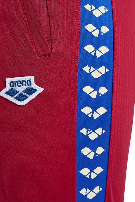 W 7/8 TEAM PANT BURGUNDY NEON BLUE BUTTER 6