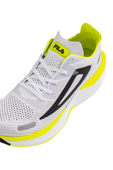 SHOCKET RUN WHITE-SAFETY YELLOW 8