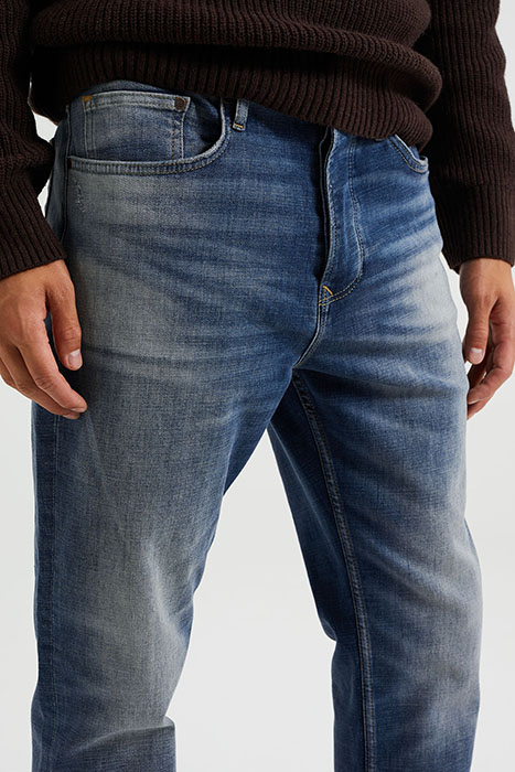 5-POCKET MID WAIST BLUE 5