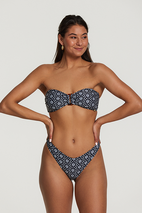 ZOE BIKINI SET TINY DAISY BLACK BLACK 2