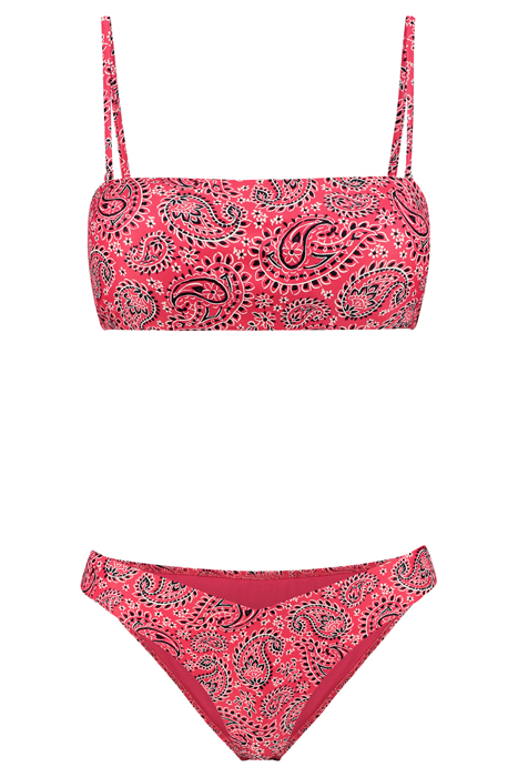LOLA BIKINI SET POOLSIDE PAISLEY BERRYLICIOUS PINK BERRYLICI 1