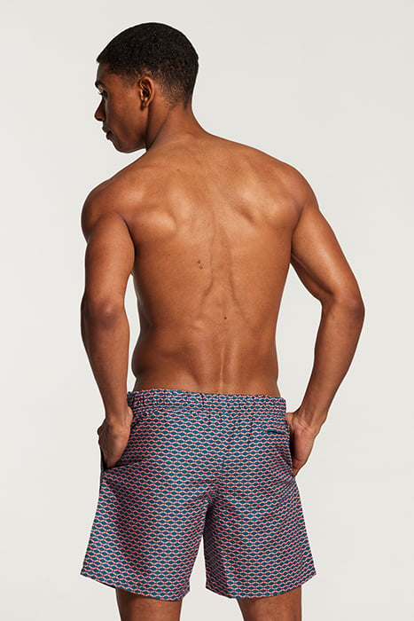 SWIM SHORT HAMMAM MICRO PEACH DEEP LAGOON BLUE DEEP LAGOON B 3