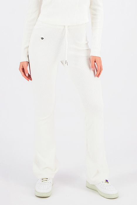 RAE RIB PANTS OFF WHITE 4
