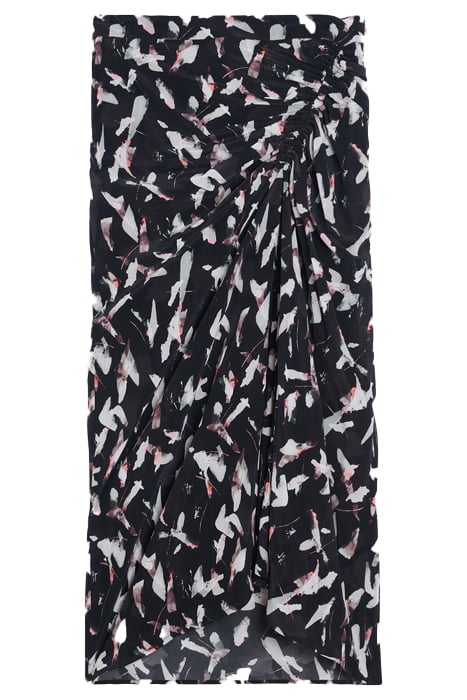 CAMIE SKIRT IN BLACK/ECRU SKIRT 5