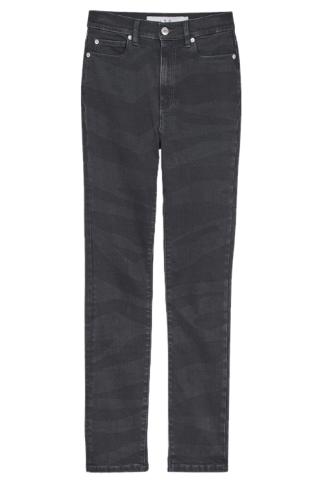 BRISSAME BLACK ZEBRA DENIM 5