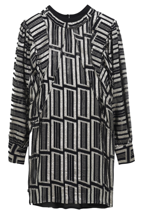 CAT BLACK/SILVER DRESS 5