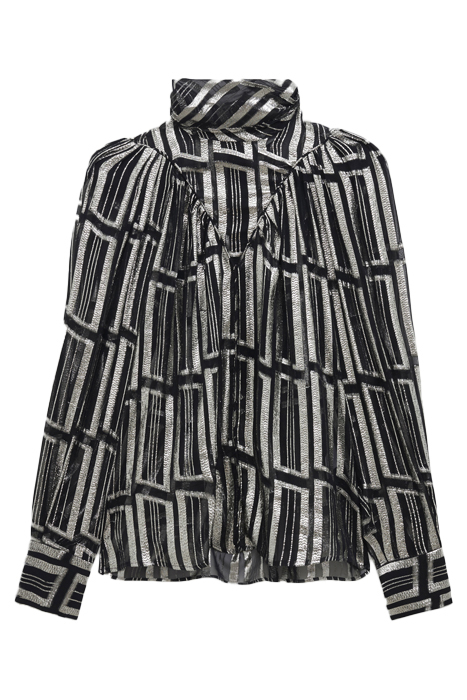 CLAIRETA BLACK/SILVER TOP 4