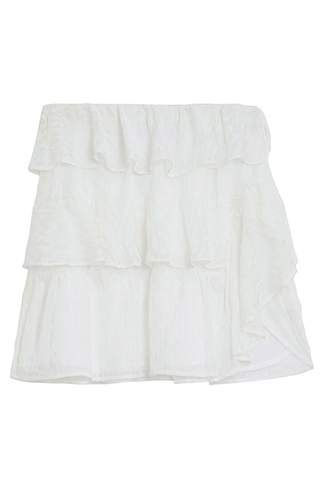 LOOKS MINI SKIRT IN WHITE 5