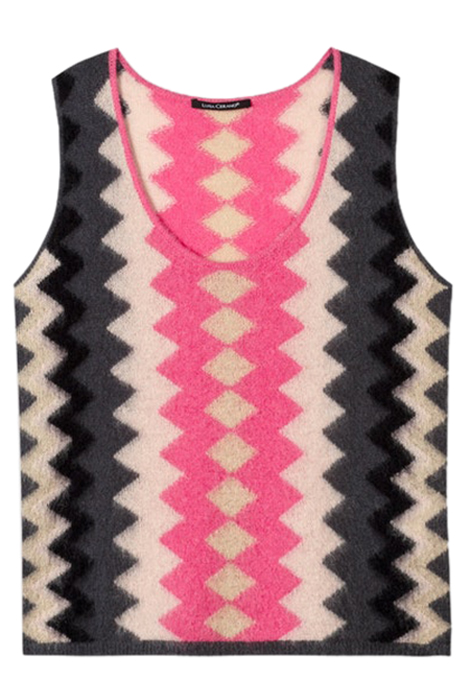 STRICKTOP MIT 70´S-PRINT MULTI 5
