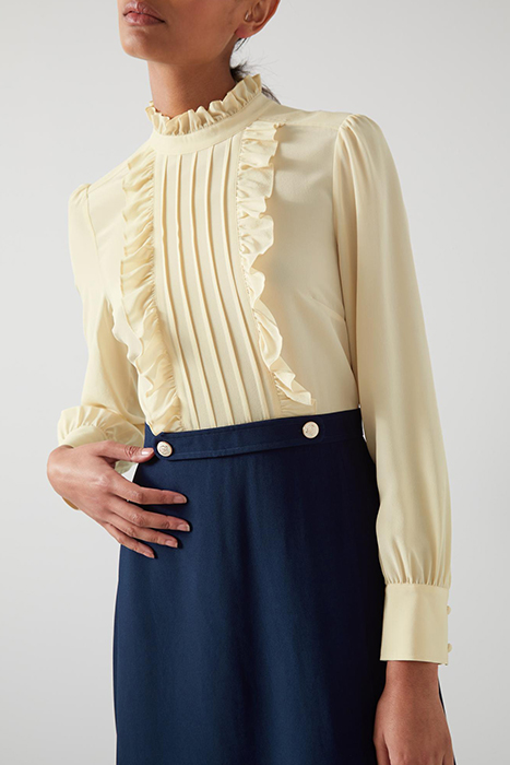 TISH MIDI DRESS BLUE/CREAM 3