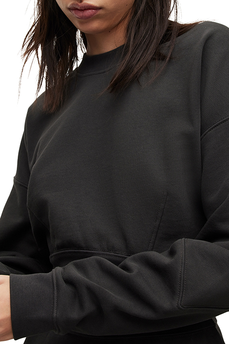 CARISA SWEATER DRESS WASHED BLACK 4