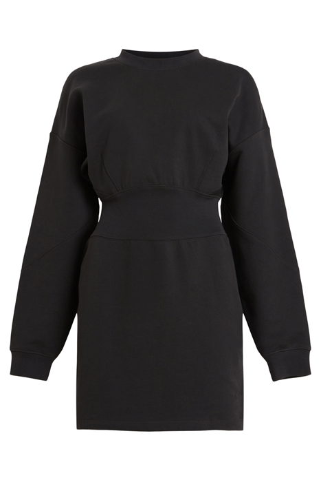 CARISA SWEATER DRESS WASHED BLACK 5