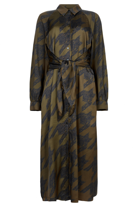 CLANETTA TONI DRESS KHAKI GREEN 7