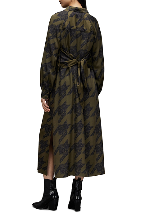 CLANETTA TONI DRESS KHAKI GREEN 2