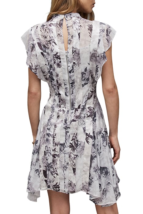 FLEUR AUDREY DRESS MONO WHITE 2