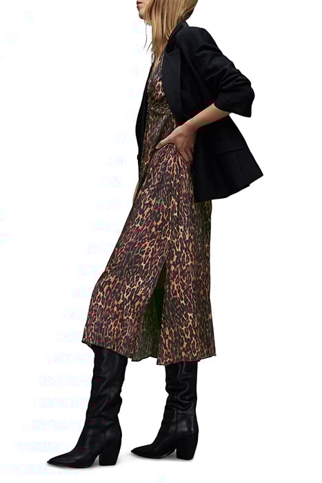 DREA ANITA DRESS NATURAL BROWN 3