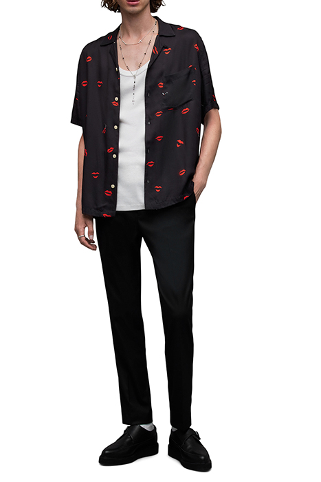 TEKISUTO SS SHIRT JET BLACK 2