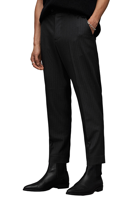 AllSaints Loch Trouser Charcoal Grey Maat: W28 | Tailored Broeken Outlet | Heren | Grijs