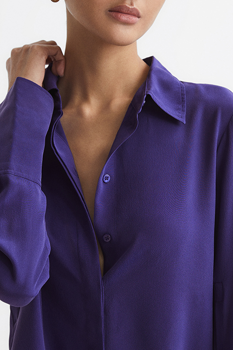 KIA BUTTON-DOWN SHIRT PURPLE 5