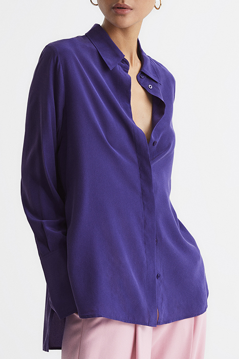 KIA BUTTON-DOWN SHIRT PURPLE 4