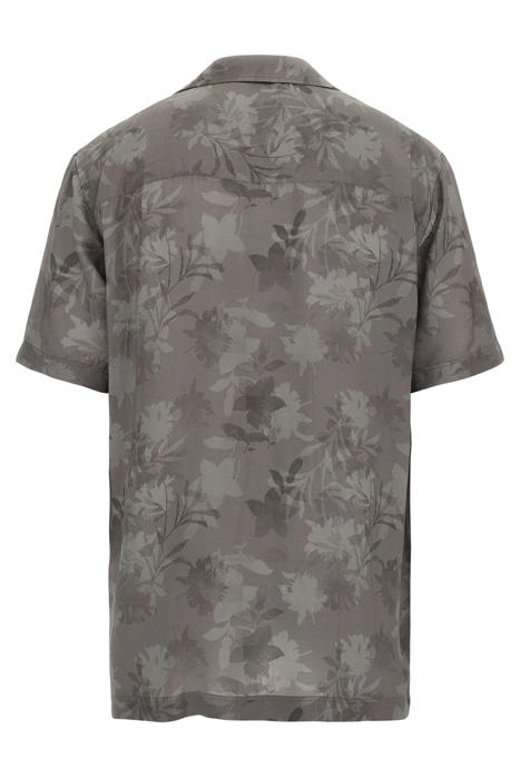 BILLY BOWLING SHIRT MOSSY GREEN FLOWER CASUAL 6