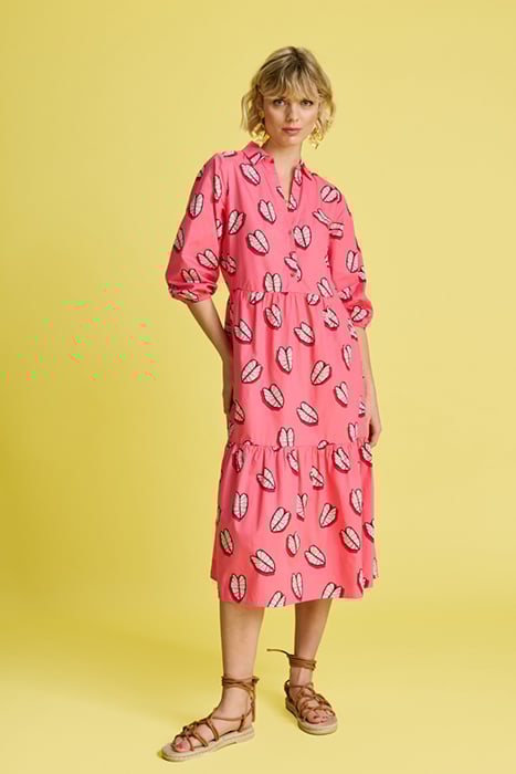 DRESS - LEAF IT PINK 3