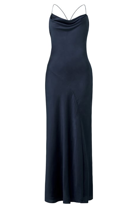BLAIR BACK DETAIL MIDI DRESS NAVY 5