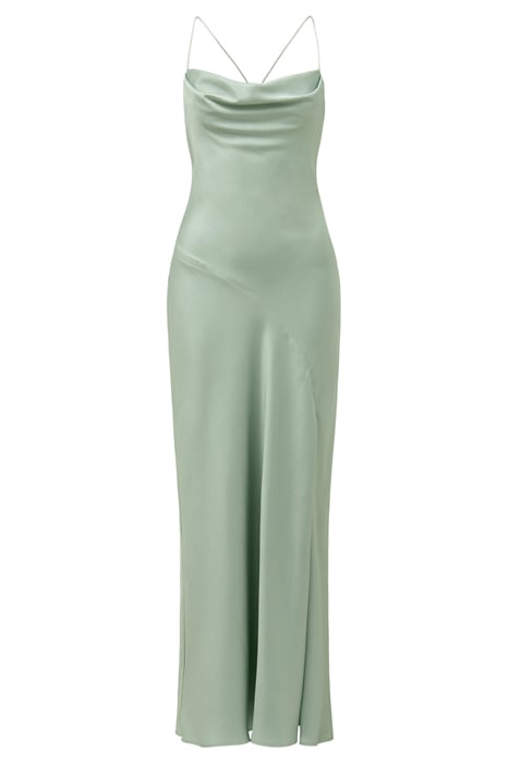 BLAIR BACK DETAIL MAXI DRESS SAGE 5