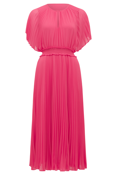 ELIA BATWING PLEATED MIDI DRESS RASPBERRY JELLY 5