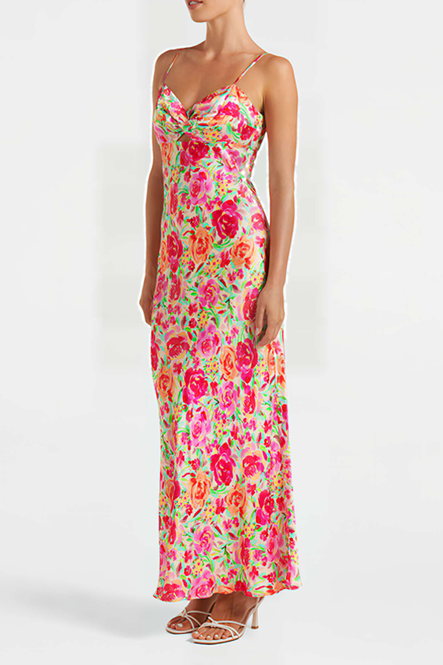 LESLIE BUSTIER SLIP DRESS ROZALIA FLORAL 3