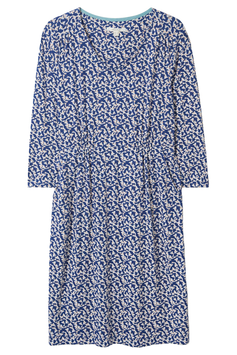 TALLIE ECO VERO JERSEY DRESS NAVY MULTI 4