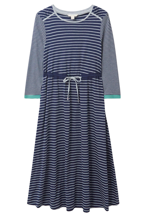 NUELLE JERSEY DRESS NAVY MULTI 4