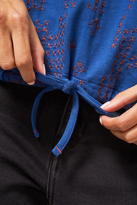 TIPPIE TIE HEM BLUE MULTI 3