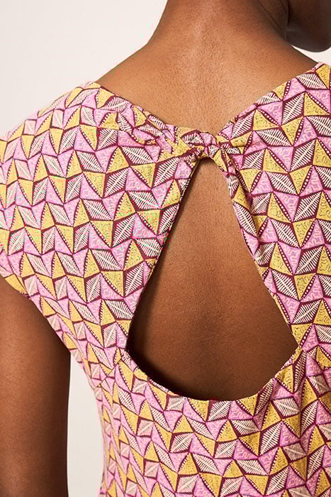 ADDISON COTTON MINI DRESS PLUM 3