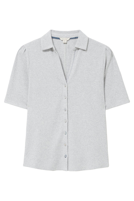 ROSIE RIB HALF SLEEVE GREY MARL 3