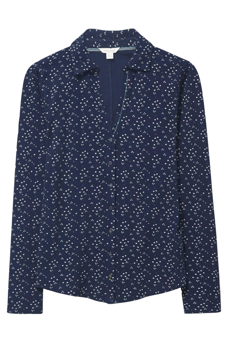ROSIE RIB JERSEY SHIRT NAVY PR 4