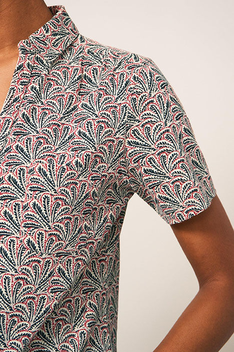 PENNY POCKET JERSEY SHIRT PINK MULTI 3