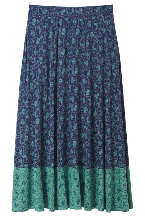 JADA ECO VERO MAXI SKIRT TEAL 4
