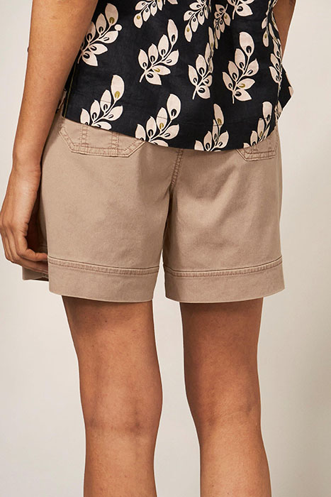 MOLLIE COMBAT SHORTS DARK NATURAL 2